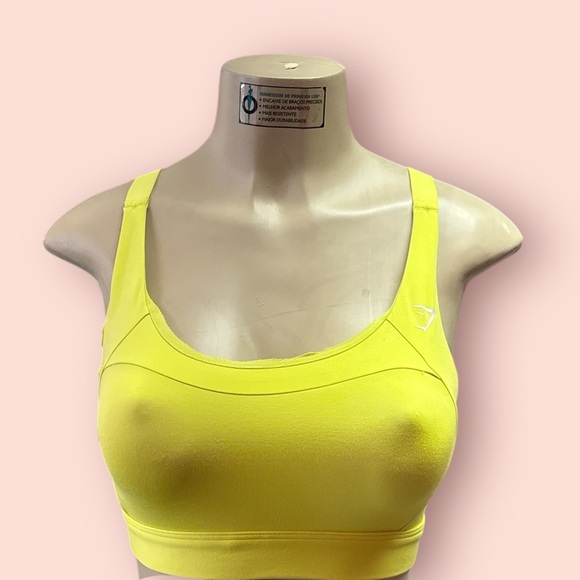 Gymshark Yellow Sports Bra - Picture 2 of 5